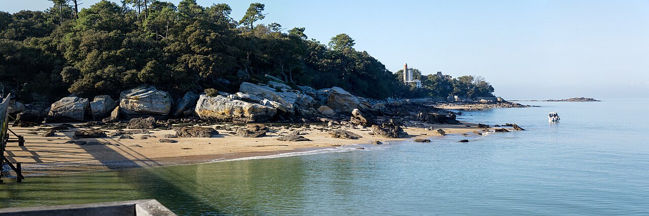 Vue panoramique de la plage des Dames à Noirmoutier