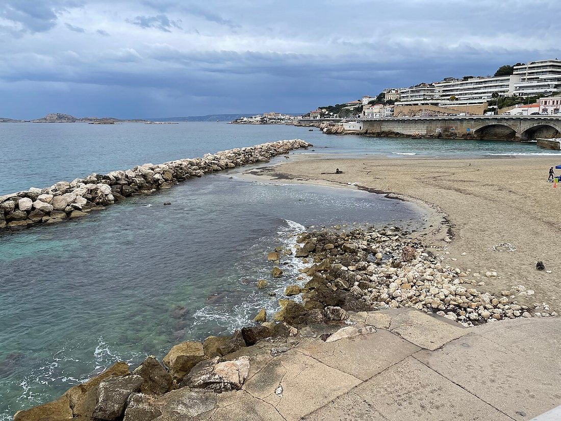 La plage du Prophète à Marseille